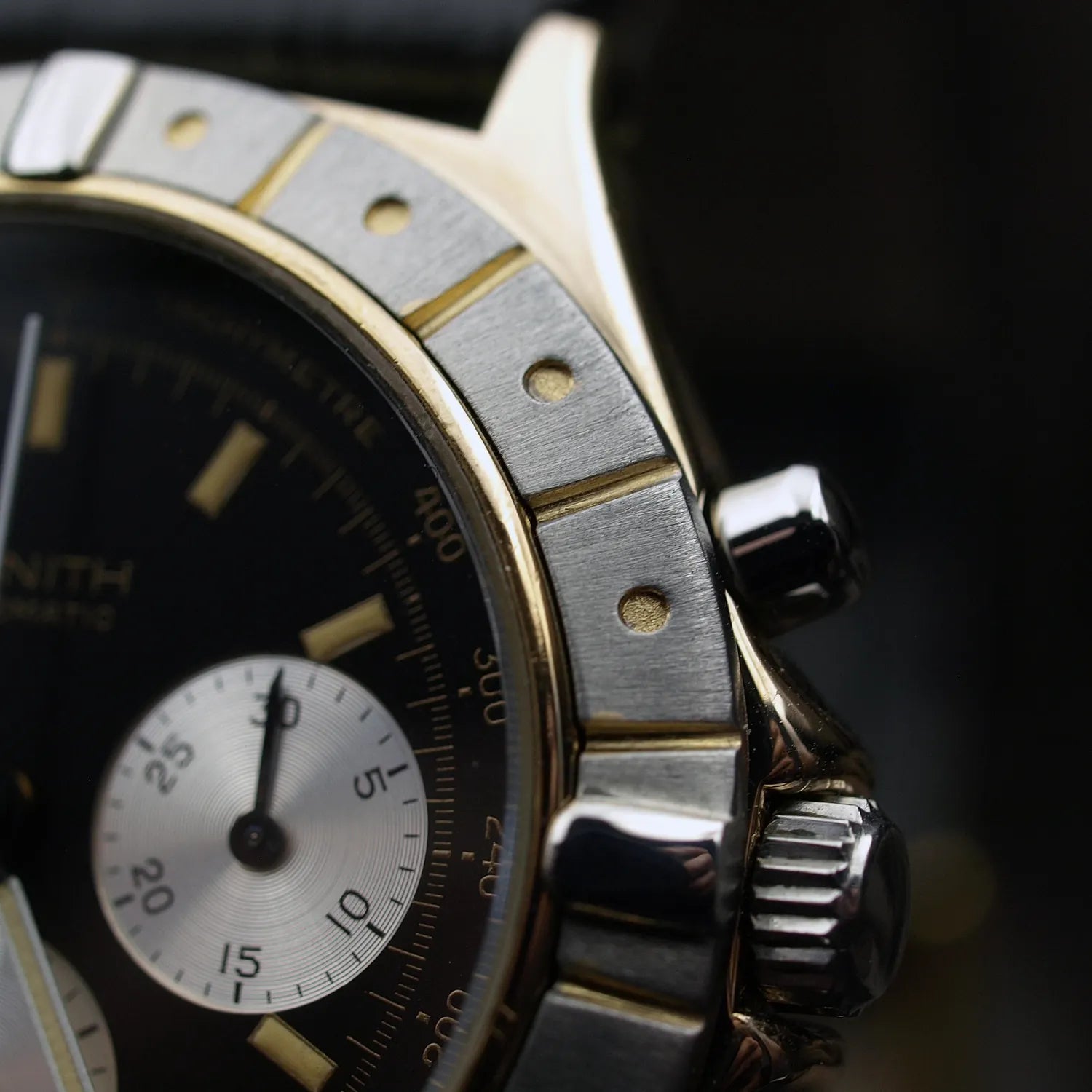 Zenith El Primero, Ref. 19.0120.400 Amazing Condition – crown detail