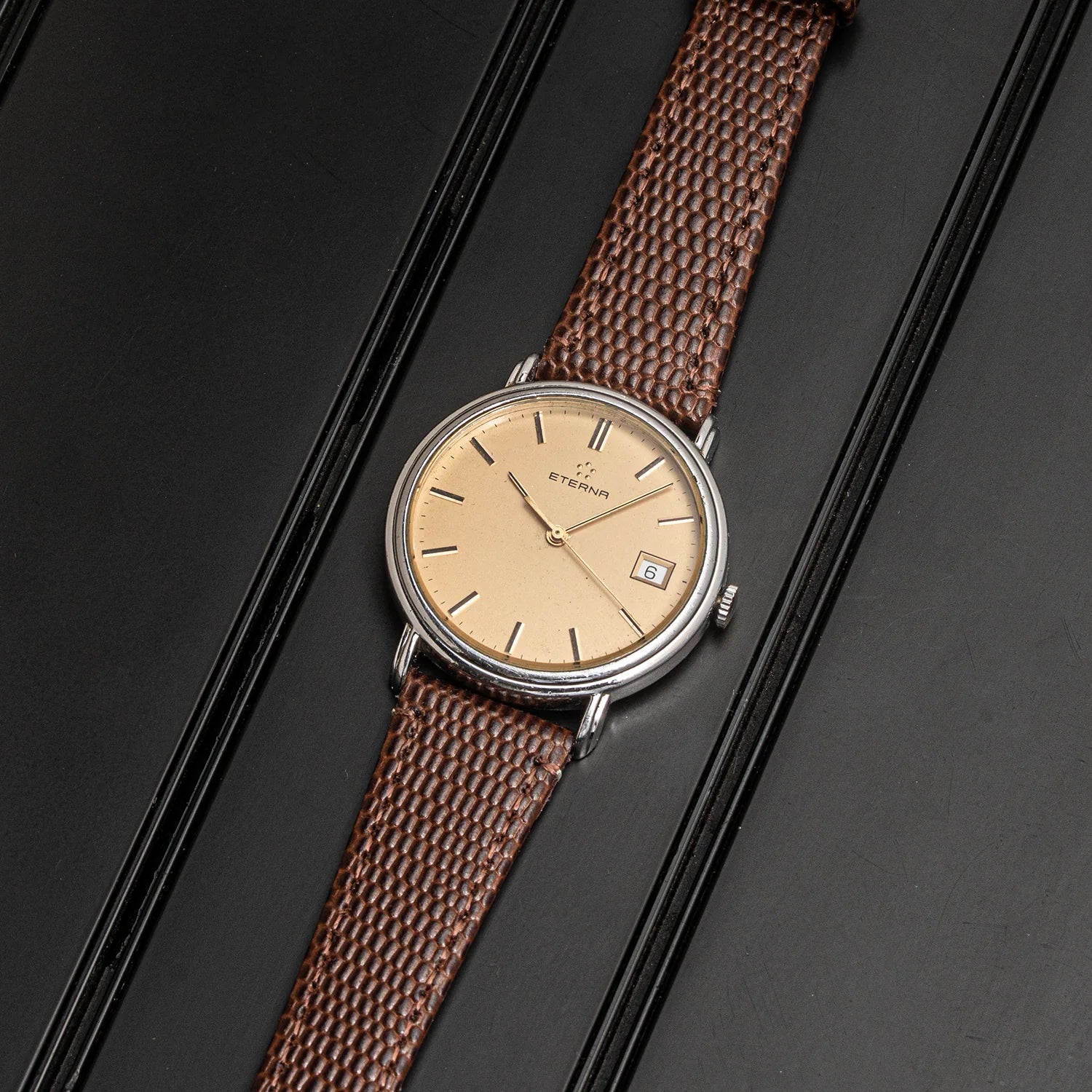 Eterna Quartz, Cal. ETA 955.112, Men’s Quartz Analog