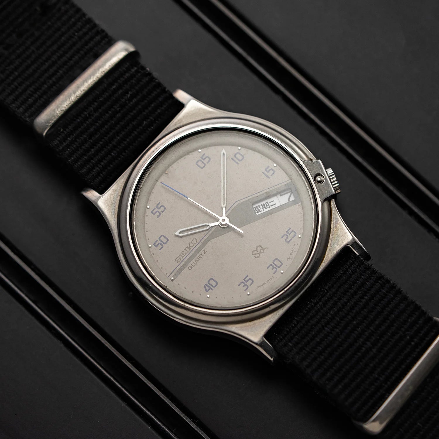 Seiko SQ, Ref. 5H23-6230, Cal. 5H23, Men’s Quartz, 1987 dial